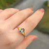 925 Silver London Blue Topaz Stone Ring 925 Silver London Blue Topaz Stone Ring