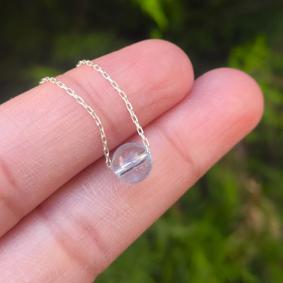 925 Silver Rare Blue Topaz Stone Pendant