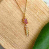 925 Silver Natural Tourmaline Pendant 925 Silver Natural Tourmaline Pendant