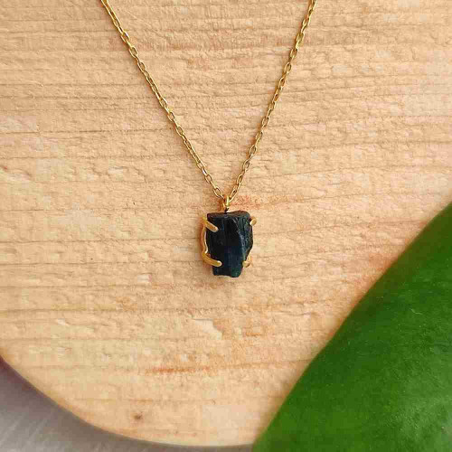 925 Silver Black Tourmaline Pendant 925 Silver Black Tourmaline Pendant