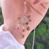 925 Silver Multicolored Tourmaline Pendant