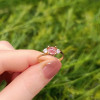 925 Silver Pink Tourmaline Ring