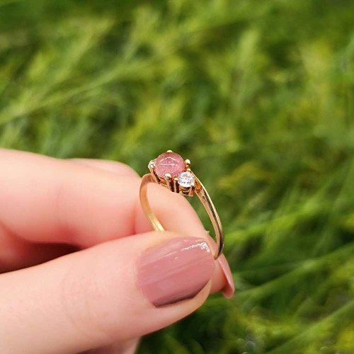 925 Silver Pink Tourmaline Ring 925 Silver Pink Tourmaline Ring