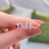 925 Sterling Silver Multicolored Tourmaline Ring