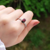 925 Silver Pink Tourmaline Ring 925 Silver Pink Tourmaline Ring