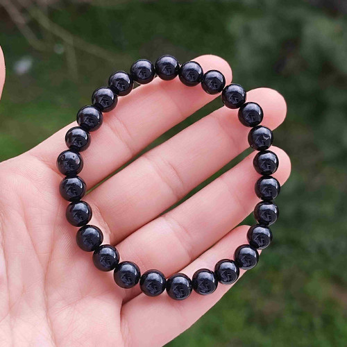 8mm Natural Black Tourmaline Bracelet
