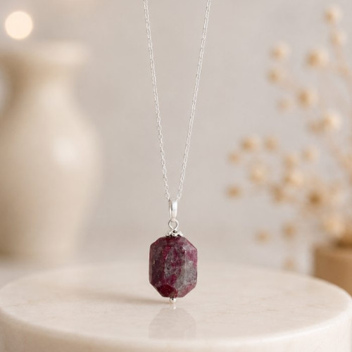 925 Silver Tourmaline Pendant