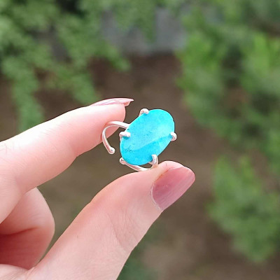 925 Silver Natural Turquoise Stone Ring