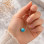 925 Sterling Silver Natural Turquoise Stone Pendant