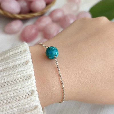 925 Silver Natural  Turquoise stone Bracelet