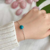 925 Silver Natural Turquoise stone Bracelet 925 Silver Natural Turquoise stone Bracelet