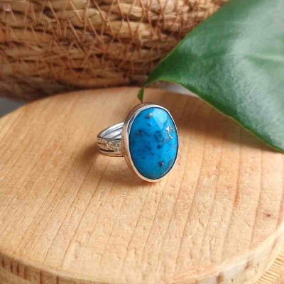 925 Silver Natural Turquoise Stone Ring