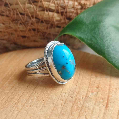 925 Silver Natural Turquoise Stone Ring