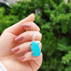 925 Sterling Silver Natural Turquoise Stone Pendant 925 Sterling Silver Natural Turquoise Stone Pendant
