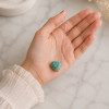 925 Silver Natural Turquoise Stone Pendant - Raw Shape