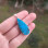 925 Sterling Silver Natural Turquoise Stone Pendant
