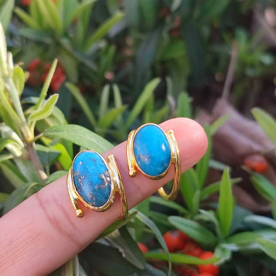 925 Silver Natural Turquoise Stone Ring