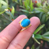 925 Silver Natural Turquoise Stone Ring 925 Silver Natural Turquoise Stone Ring