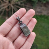 925 Silver Natural Aquamarine Stone Pendant 925 Silver Natural Aquamarine Stone Pendant